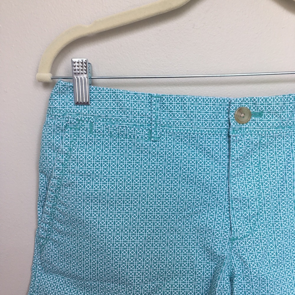 Banana Republic ~ blue patterned shorts